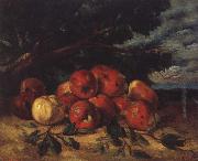 Gustave Courbet Red apples at the Foot of a Tree USA oil painting reproduction